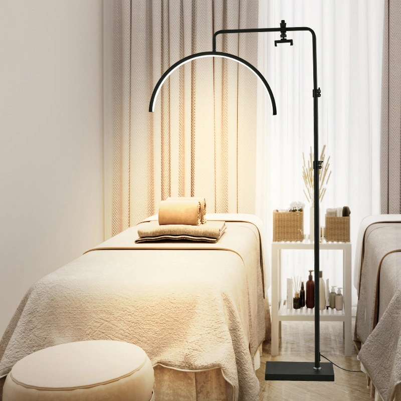 45W Brightness Adjustable Floor Standing Lamp for Eyelash Extension Beauty Skincare Salon LED Light