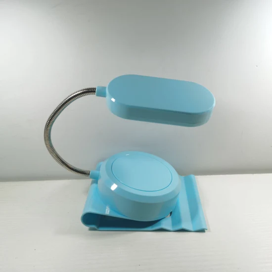 Puerto de carga USB, lámpara de mesa, luz de cama con clip, lámpara de escritorio LED