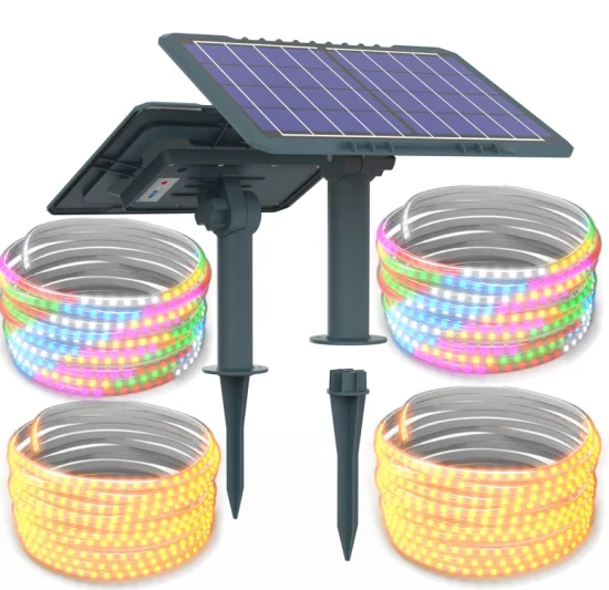 Yaye Solar Factory Proveedor 50W 5m Alta calidad al aire libre IP65 Tira de LED de un solo color Jardín Navidad Vacaciones Paisaje Luz decorativa Fabricante